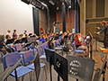  Students practice for a concert
